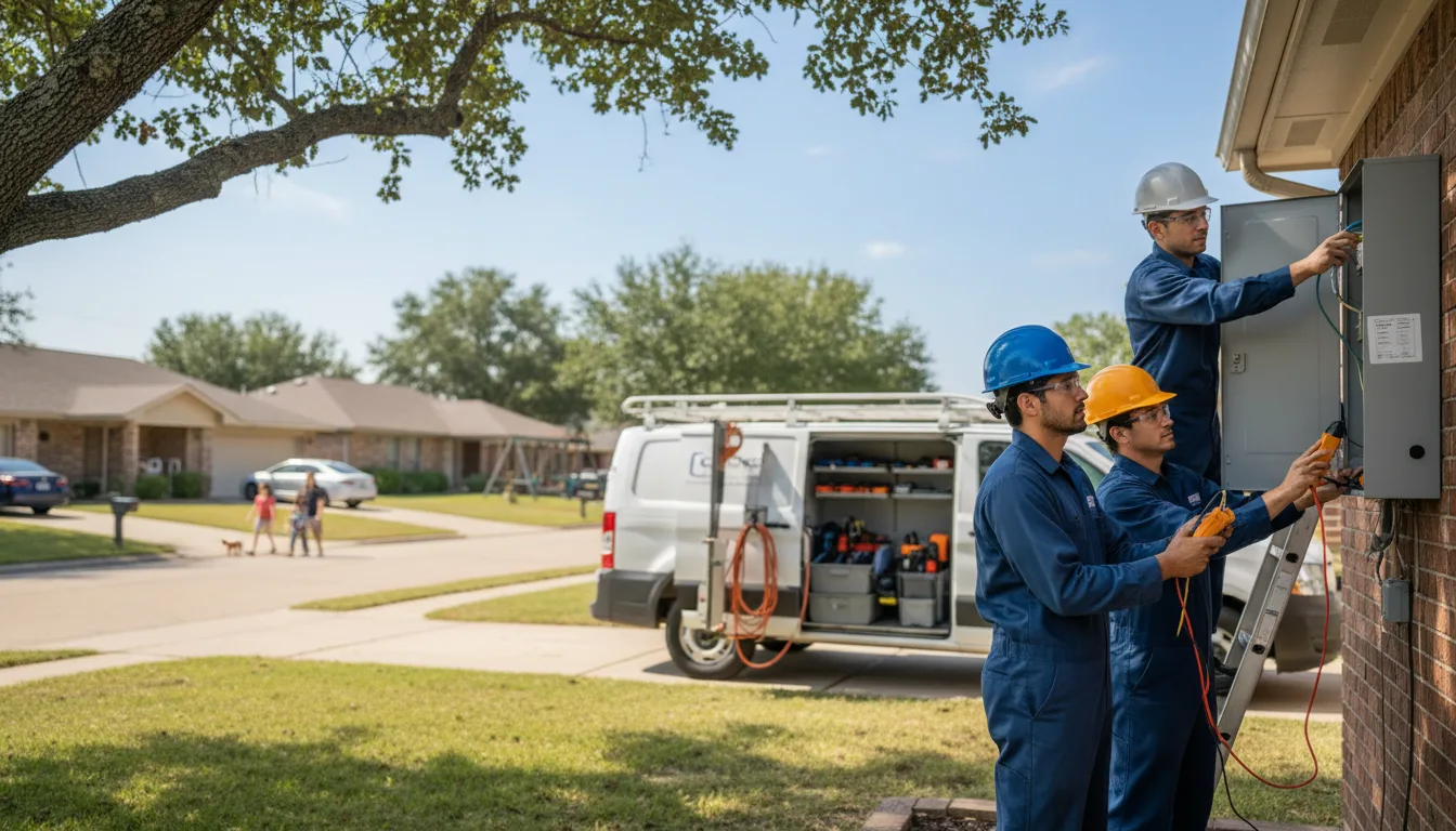 Certified electrician providing emergency electrical services in Chester, AR